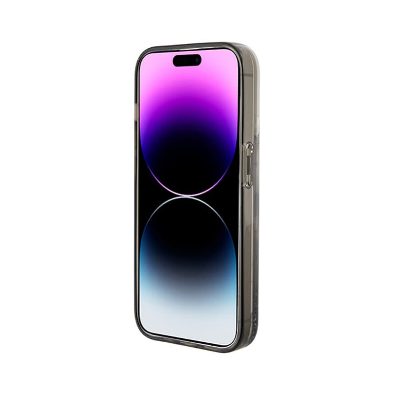 Karl Lagerfeld Liquid Glitter Ikonik - iPhone 15 Case (Transparent) 5
