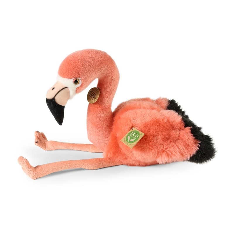 Rappa - Plush realistic flamingo stuffed animal 36 cm Eco-Friendly 2