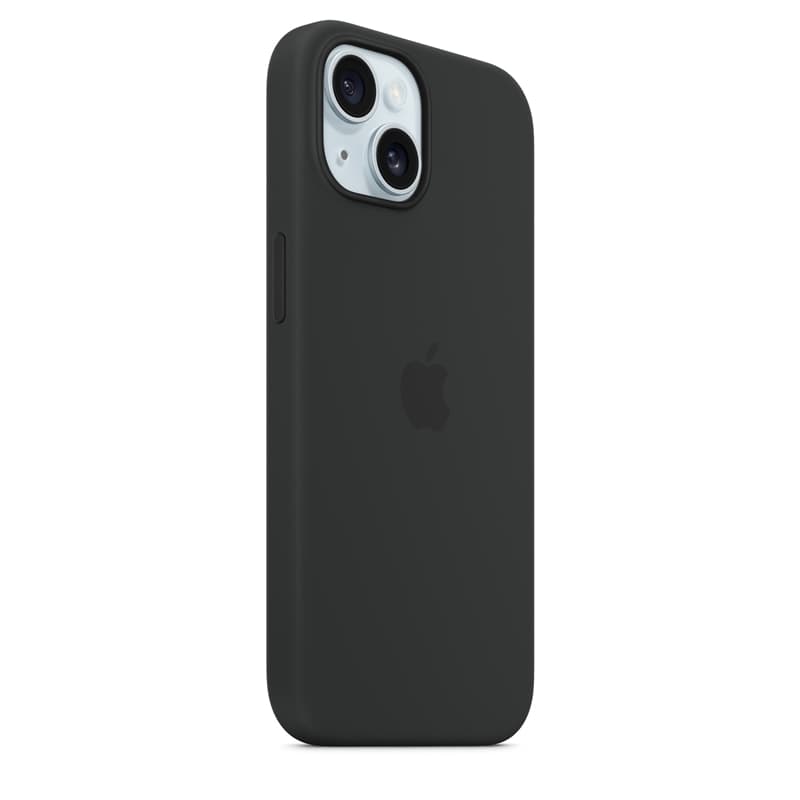 Apple Silicone Case – Silicone Case with MagSafe for iPhone 15 (Black) 6