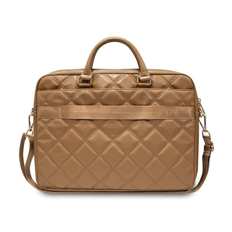 Guess Quilted 4G Computer Bag - Laptop bag 15" / 16" (brown) 3