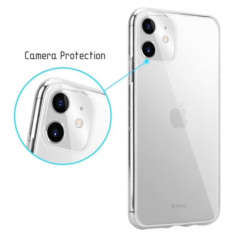 Crong Crystal Slim Cover - iPhone 11 Case (Clear) 3