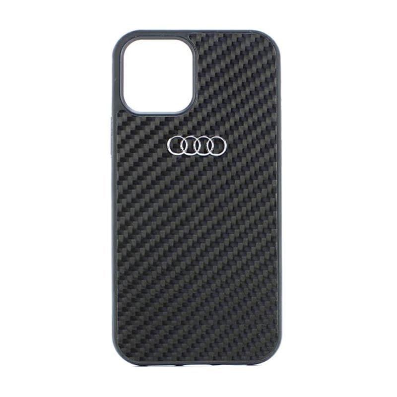 Audi Carbon Fiber - Case for iPhone 12 / iPhone 12 Pro (Black) 4