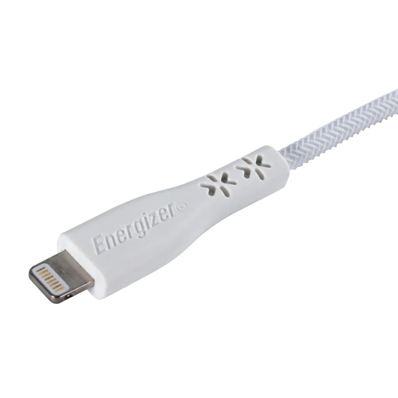 Energizer HardCase - USB-C to Lightning connection cable MFi certified 1.2m (White) 2
