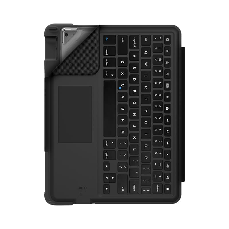 STM Dux Keyboard Trackpad Case for iPad 10.2" (2021-2019) (Black) 2