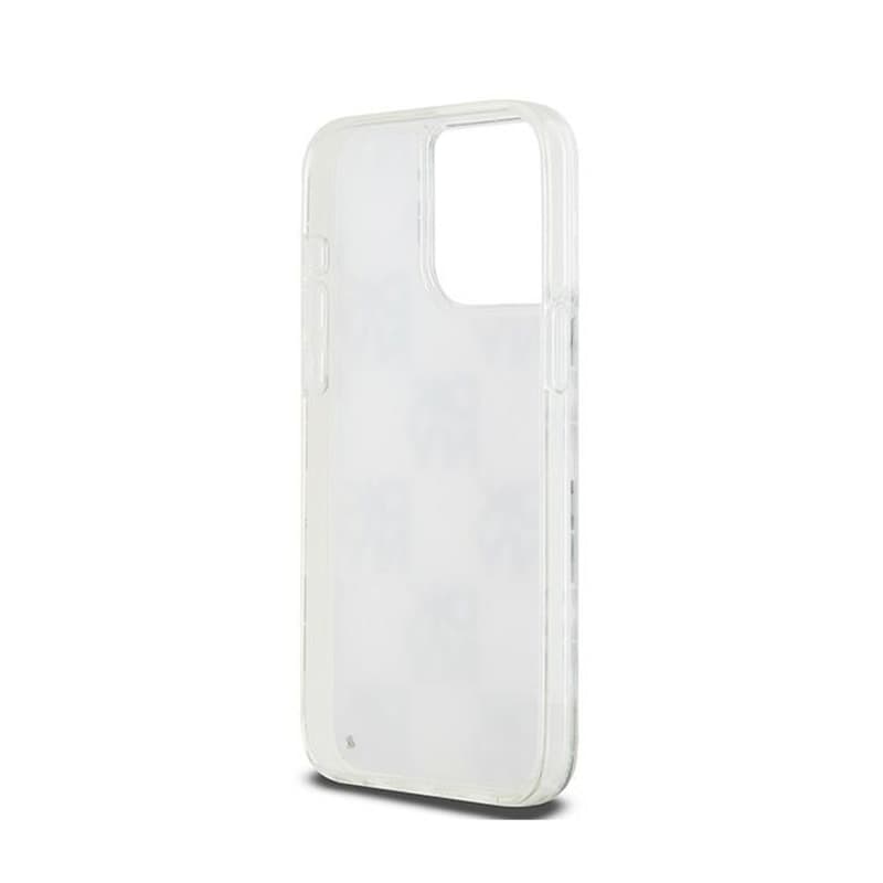 DKNY Liquid Glitter Multilogo - Case for iPhone 15 Pro Max (white) 7