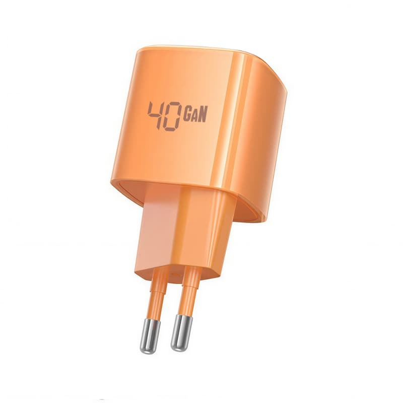 Crong NEO GaN Charger - USB-C 40W PD Charger with AVS (Orange) 3