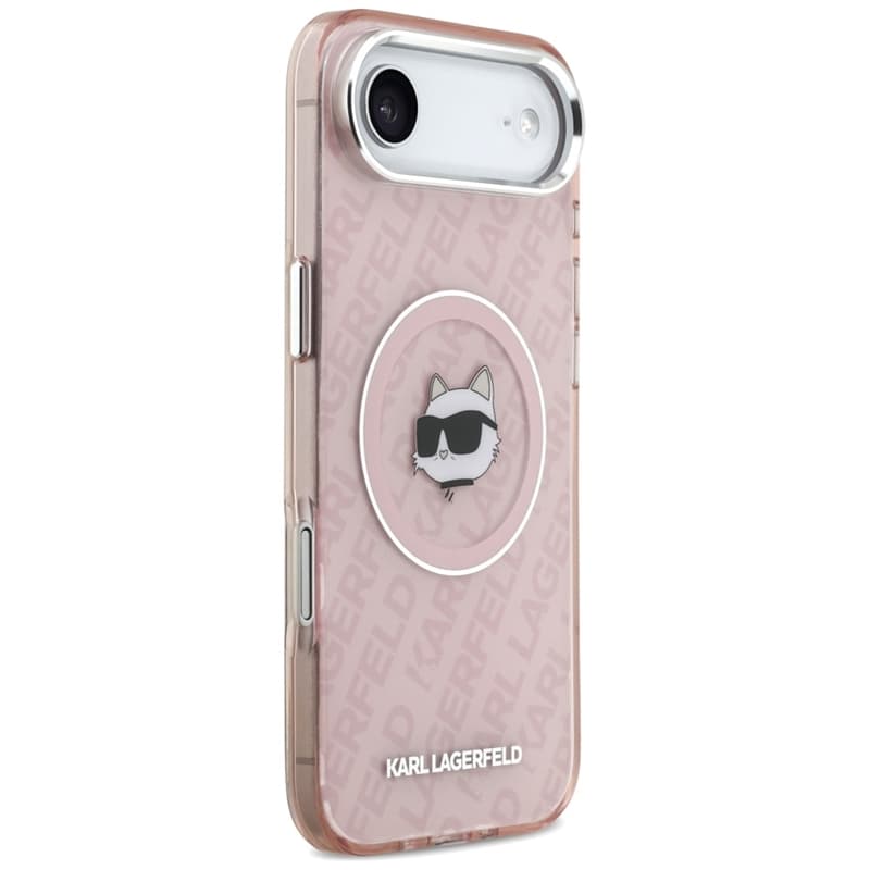 Karl Lagerfeld IML Choupette Head Logo MagSafe - Case iPhone Air (Pink) 4