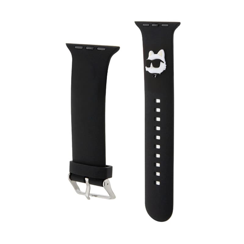 Karl Lagerfeld 3D Rubber Choupette Head NFT - Strap for Apple Watch 38/40/41 mm (black) 3