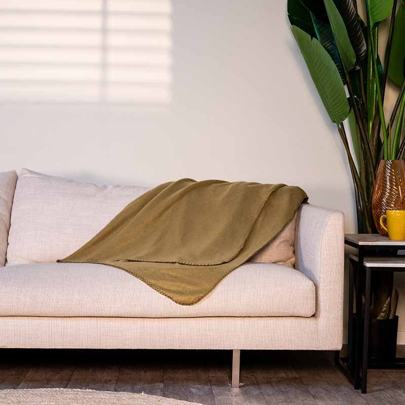 Fleece blanket 170x130 (Green) 4