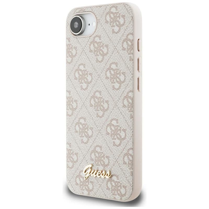 Guess 4G Script Logo MagSafe - Case for iPhone 16e (pink)