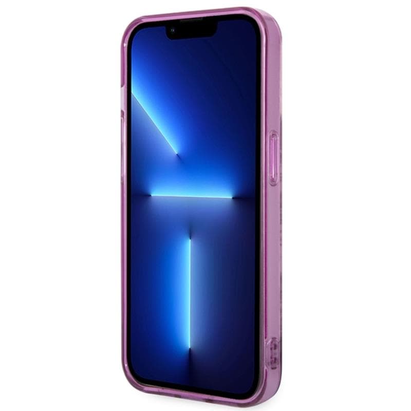 Guess Porcelain Collection - Case for iPhone 14 Pro Max (Fuchsia) 5