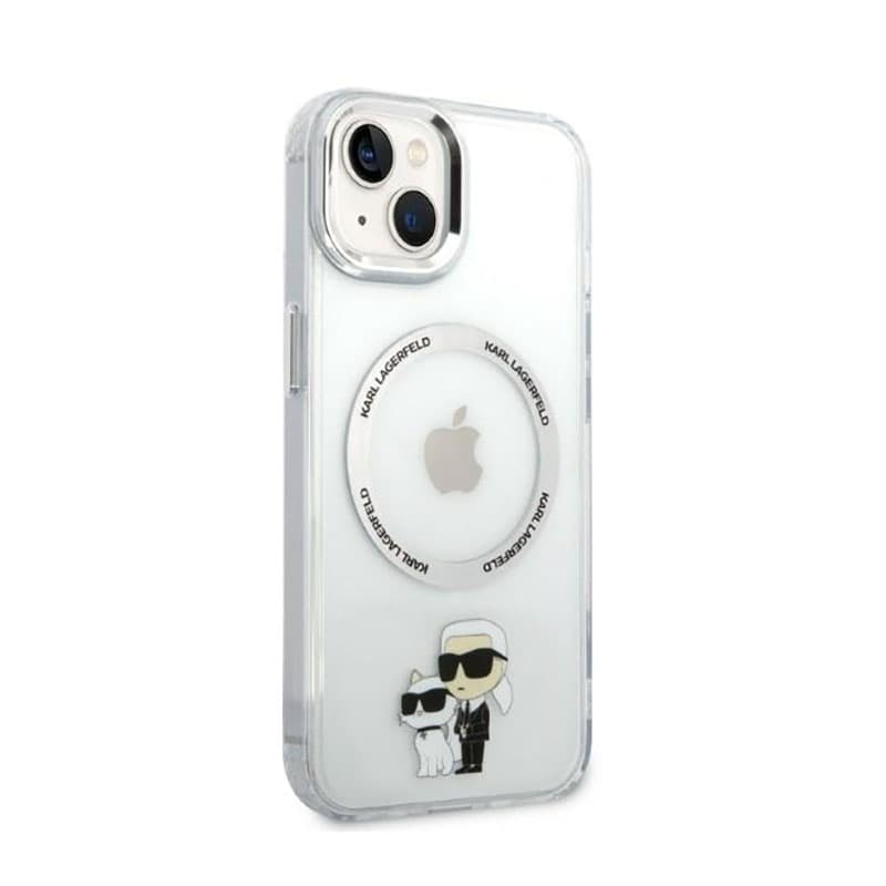 Karl Lagerfeld IML NFT Karl & Choupette MagSafe - Case for iPhone 14 Plus (Clear) 4