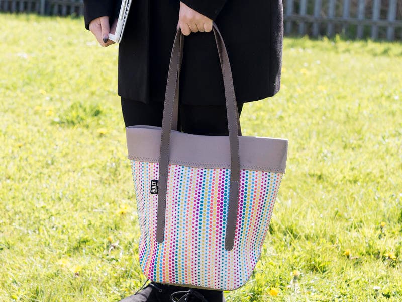 BUILT City Tote - Neoprene Bag (Candy Dot) 4