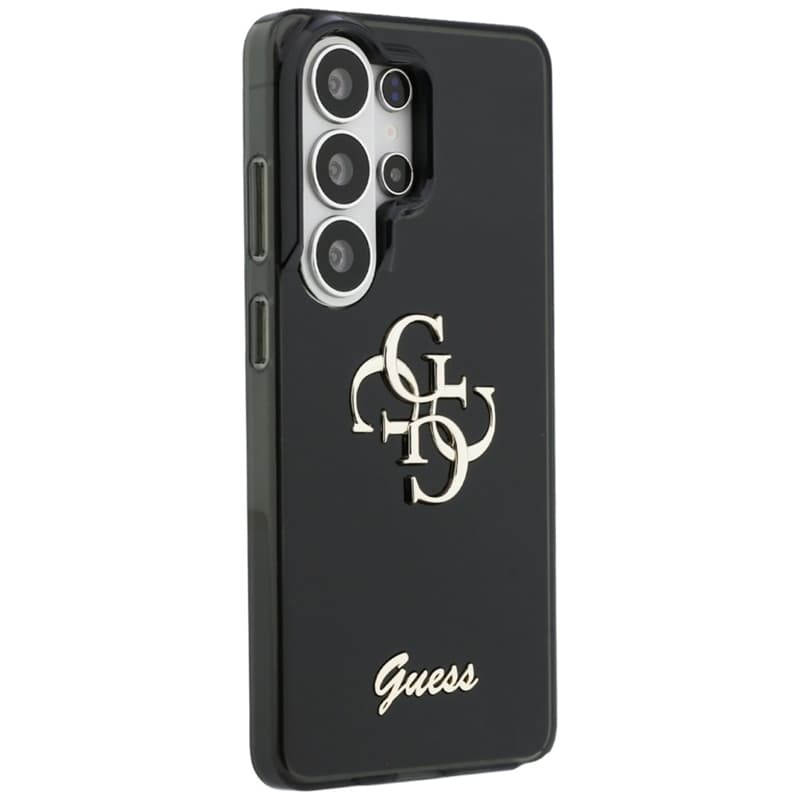 Guess IML Big Metal 4G Script - Samsung Galaxy S26 Ultra Case (Black) 4