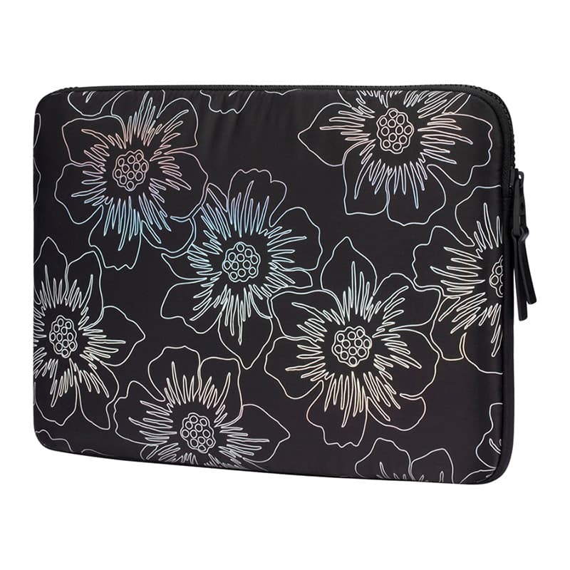 Kate Spade New York Puffer Sleeve - MacBook Pro 14" / Notebook 14" Cover (Hollyhock Iridescent Black) 6