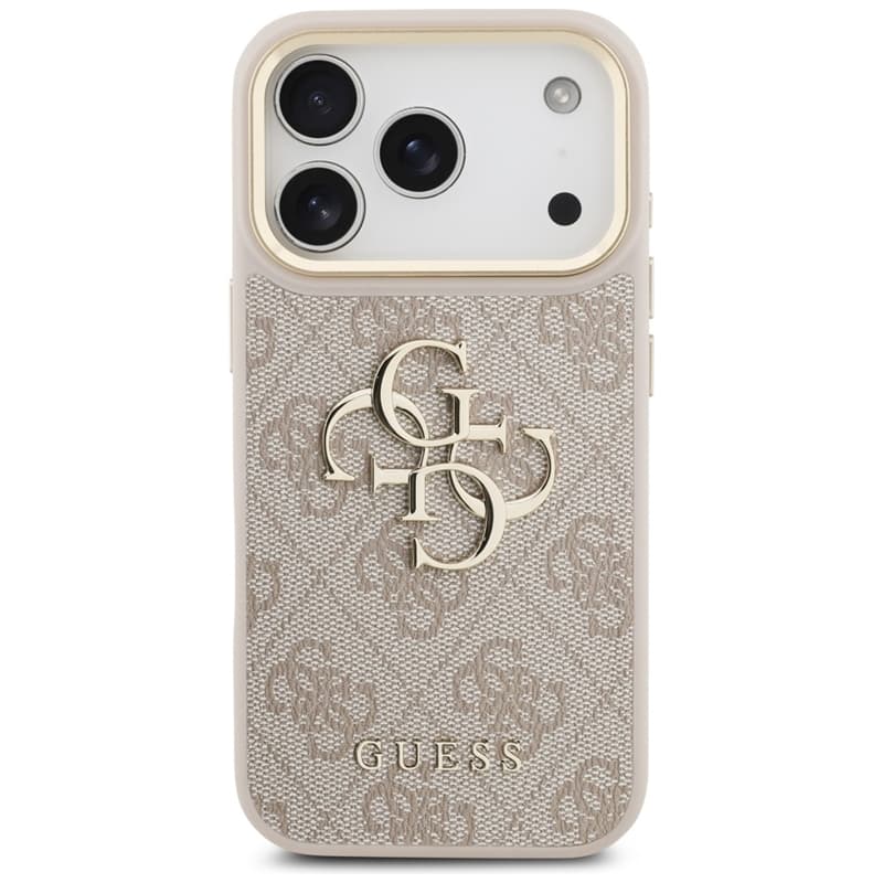 Guess 4G Big 4G Classic Logo - Case iPhone 17 Pro (Pink / Gold) 3