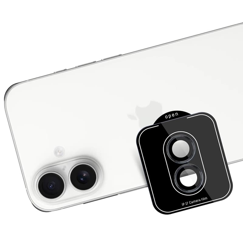 3mk Lens Protection Pro - Camera Lens Glass for iPhone 17 (Black) 5