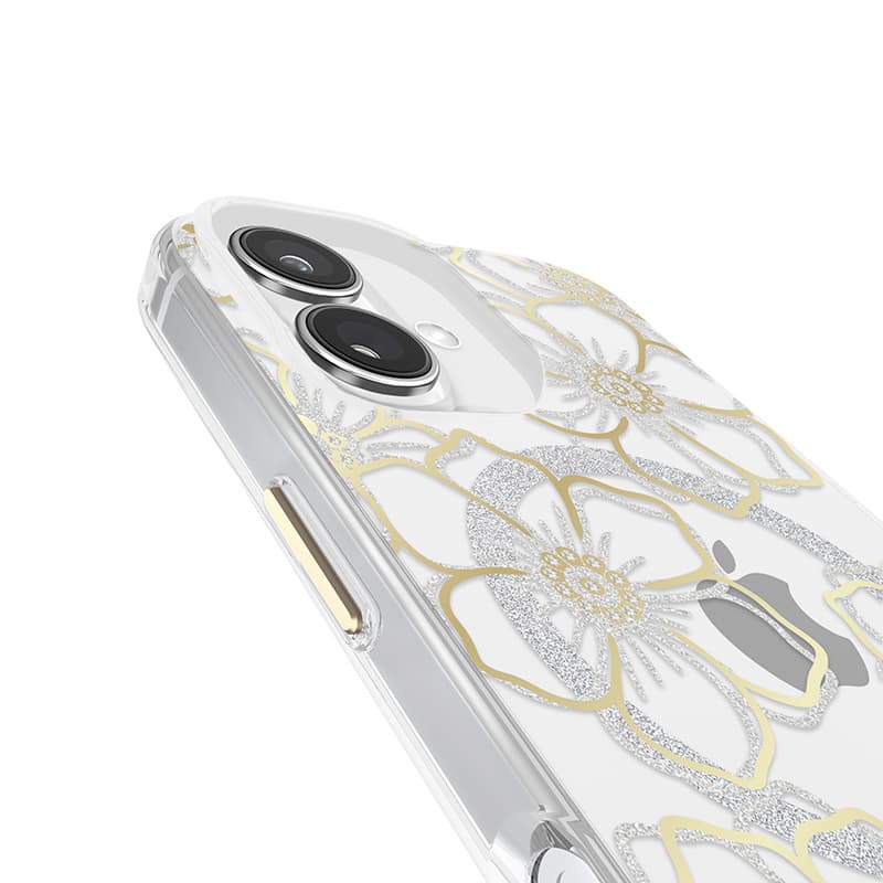 Case-Mate Floral Gems MagSafe - Case for iPhone 16 (Gold) 8