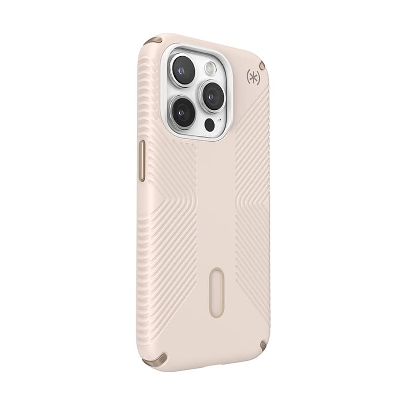Speck Presidio2 Grip ClickLock & Magsafe - iPhone 15 Pro Case (Bleached Bone / Heirloom Gold / Hazel Brown) 7