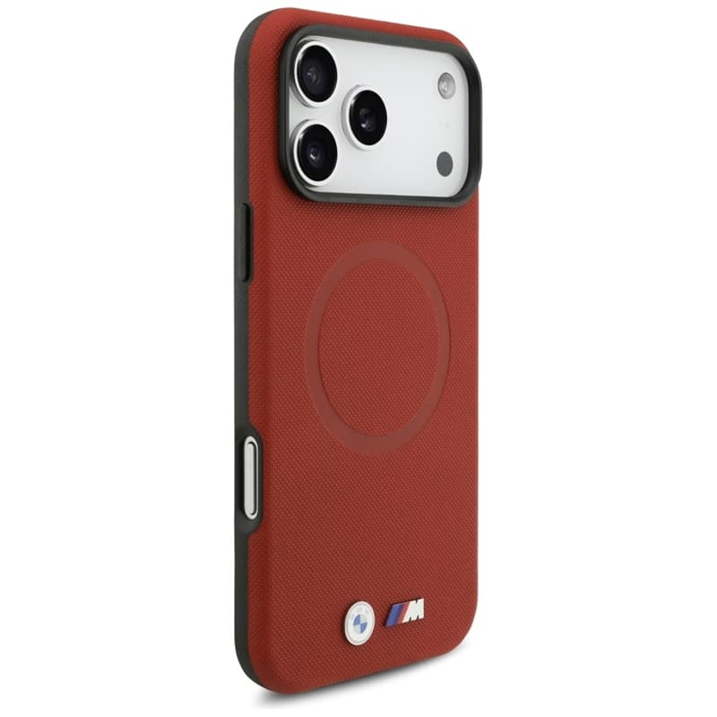 BMW M FW Metal Logo MagSafe - Case iPhone 17 Pro Max (red) 4