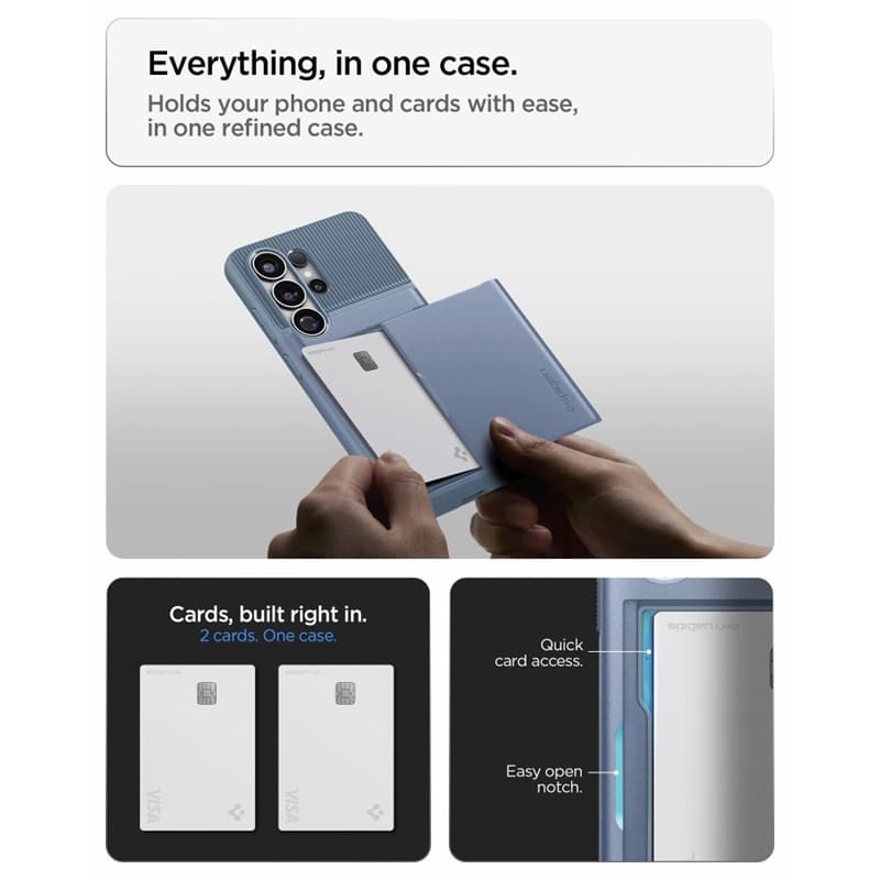 Spigen Slim Armor CS - Case for Samsung Galaxy S26 Ultra (Light Blue) 8