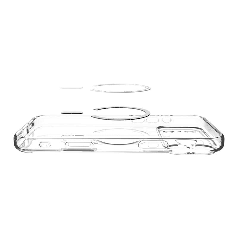 Spigen Ultra Hybrid Mag MagSafe - Case for iPhone 17 Pro Max (Clear/Gold) 6