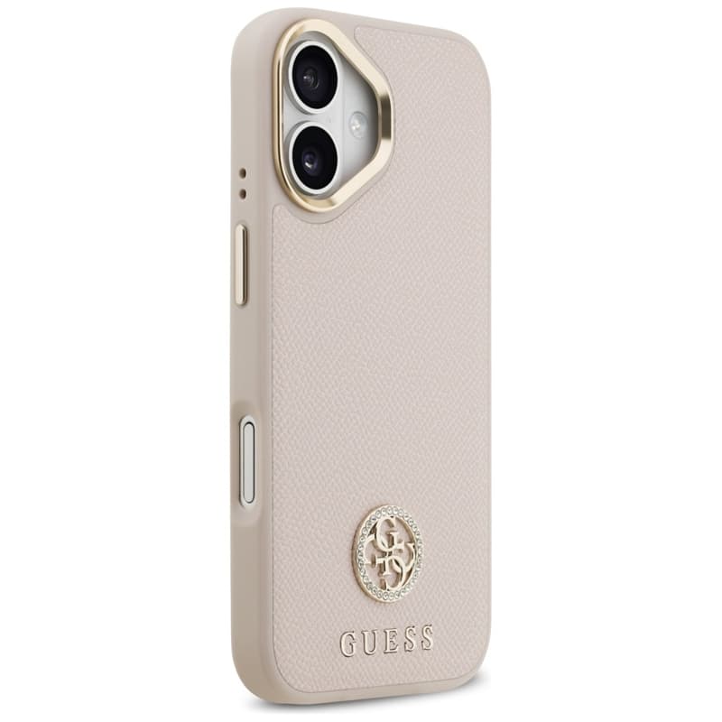 Guess Grained Strass Logo MagSafe - Case iPhone 17 (pink) 4