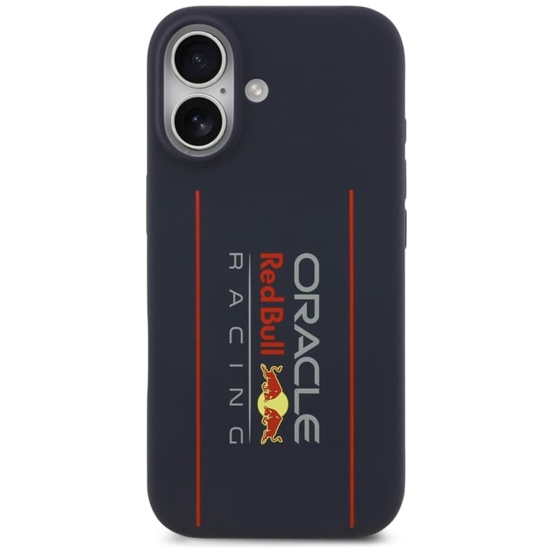 Red Bull Silicone Oversize Vertical Logo MagSafe - iPhone 17 Case (Navy Blue) 2
