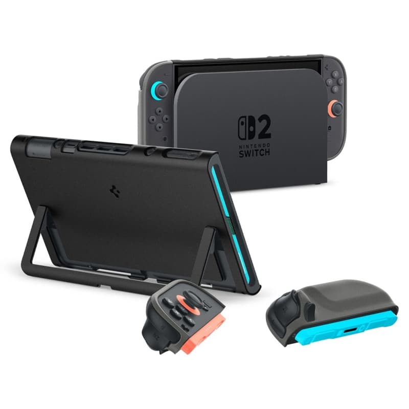 Spigen Nano Pop - Case for Nintendo Switch 2 (Black Sesame) 3