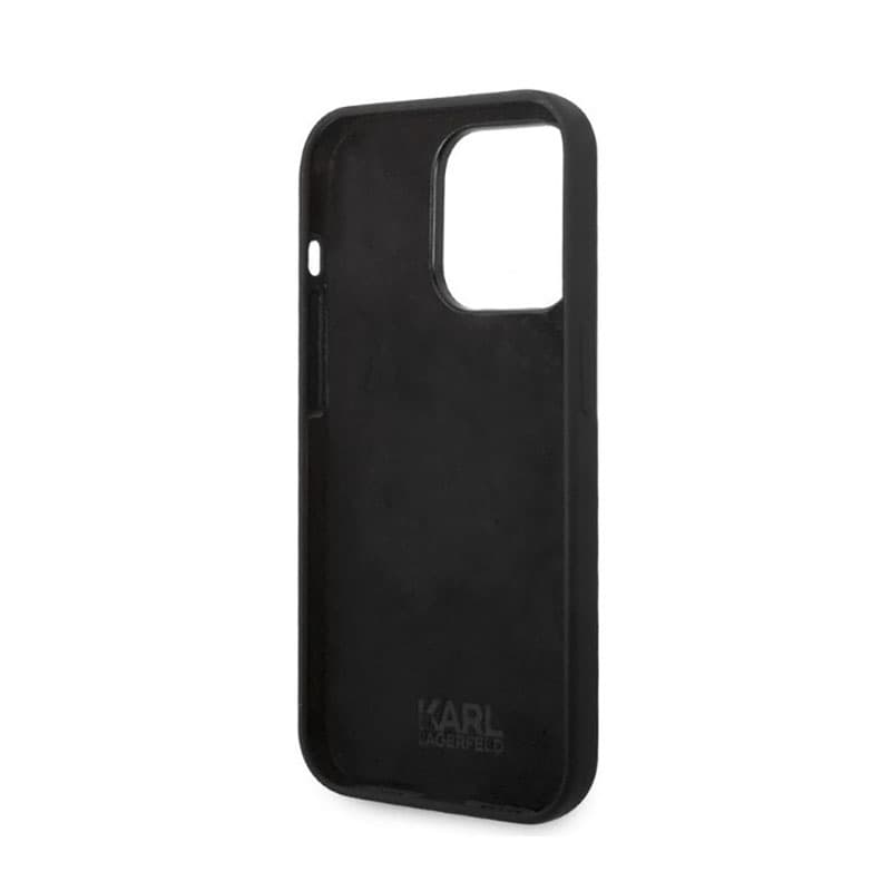 Karl Lagerfeld Silicone NFT Ikonik - Case for iPhone 14 Pro Max (Black) 7