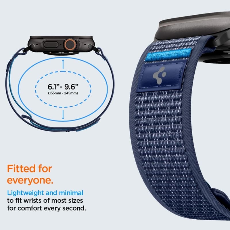 Spigen Athlex Air 2 - Apple Watch Strap 44/45/46/49 mm (Active Navy Blue) 7