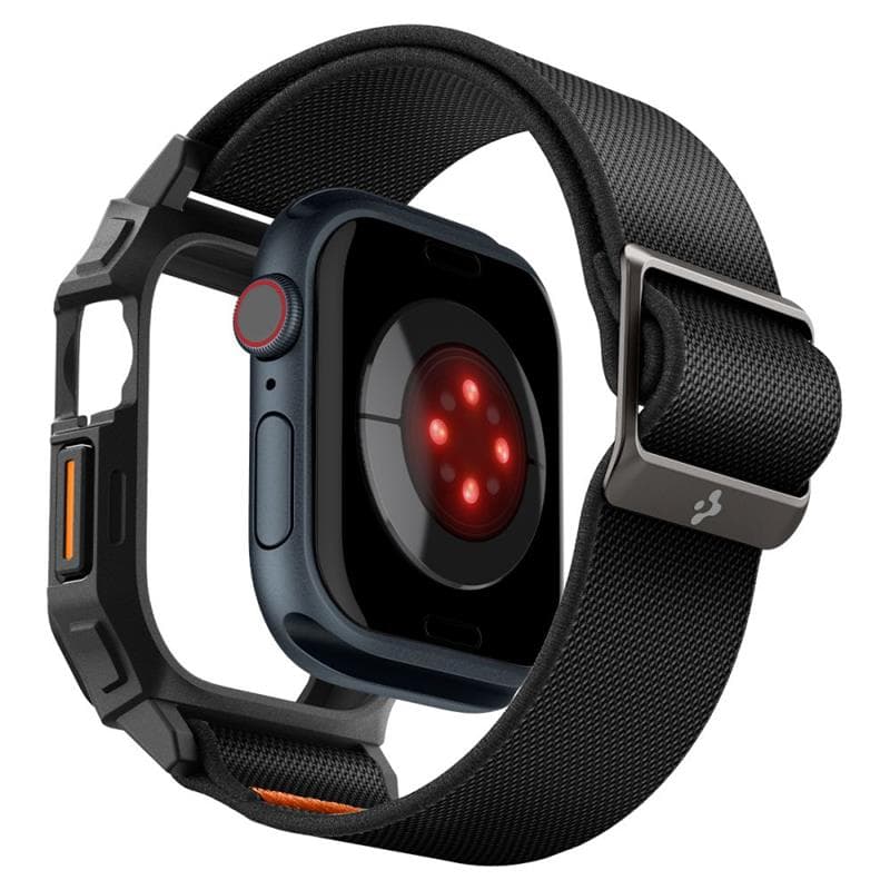 Spigen Lite Fit "Pro" - Case with Strap for Apple Watch 10 42 mm (Matte Black) 8