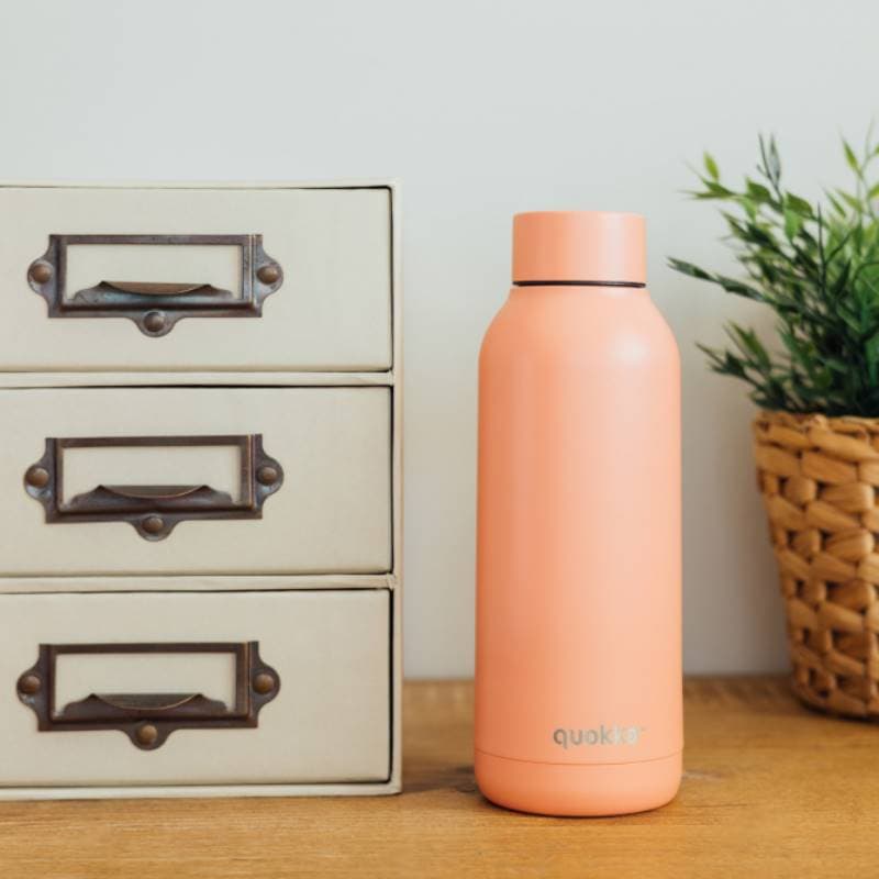 Quokka Solid - Stainless Steel Thermal Bottle 510 ml (Pastel Peach) 4