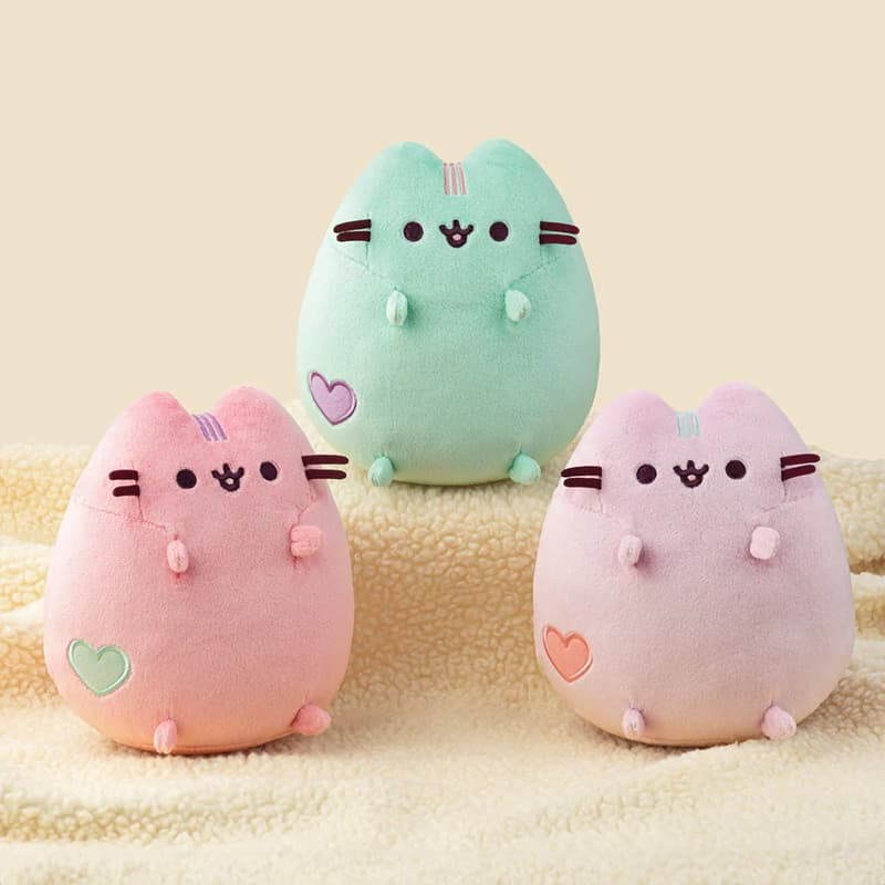 Pusheen - Plush stuffed animal 18 cm (pastel pink) 6