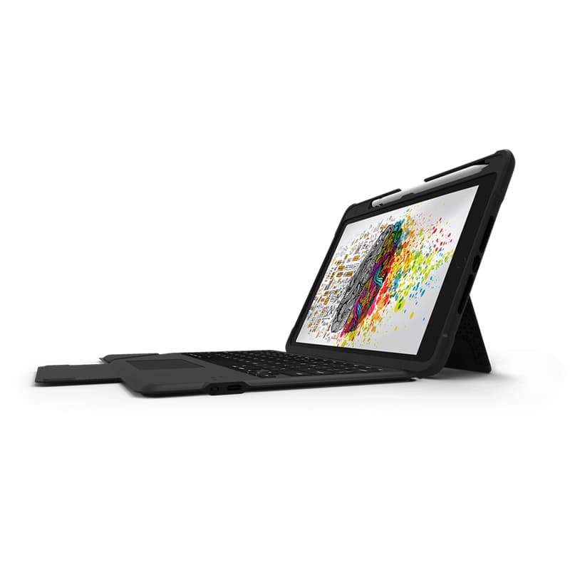 STM Dux Keyboard Trackpad Case for iPad 10.2" (2021-2019) (Black) 4