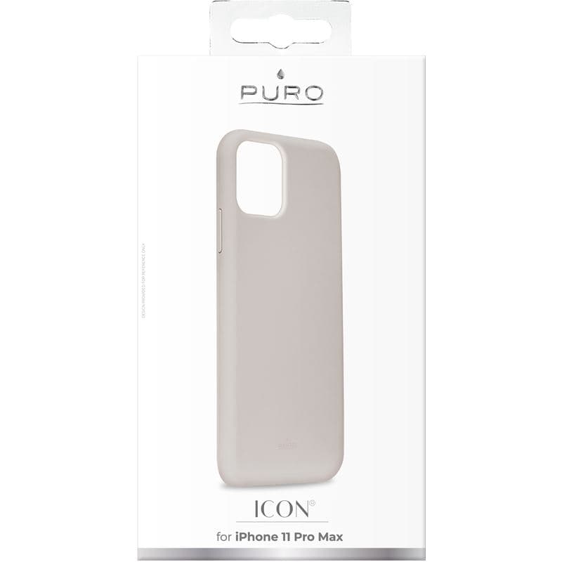 PURO ICON Cover - Case for iPhone 11 Pro Max (Taupe) 4