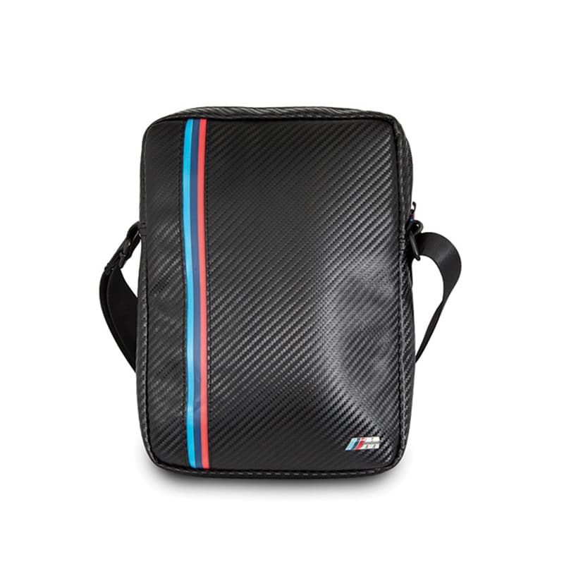 BMW Carbon Tricolor Stripe - 8" tablet bag (black) 1