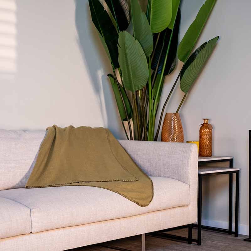 Fleece blanket 170x130 (Green) 5