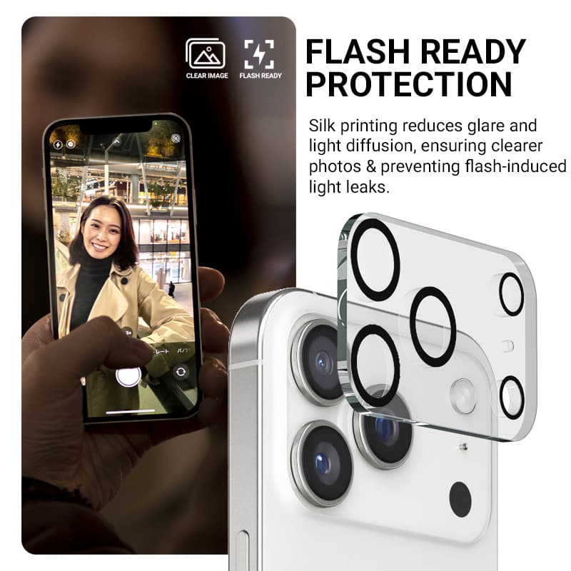 Crong Lens Shield - Glass for the camera and lens of the iPhone 17 Pro Max 3