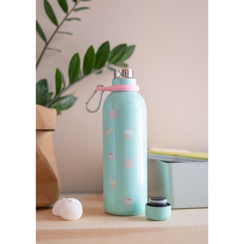 Pusheen - Stainless steel thermal bottle from the Foodie collection 4