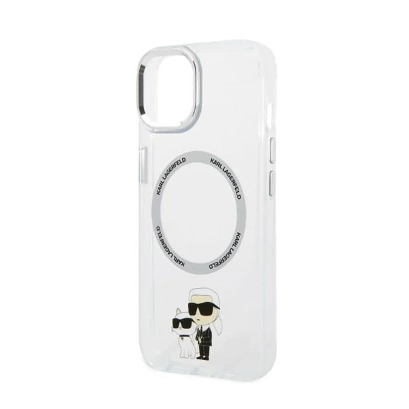 Karl Lagerfeld IML NFT Karl & Choupette MagSafe - Case for iPhone 14 Plus (Clear) 6