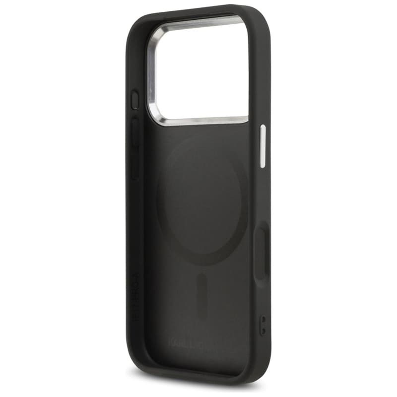 Karl Lagerfeld Karl & Choupette Pins MagSafe - Case for iPhone 17 Pro Max (black) 7