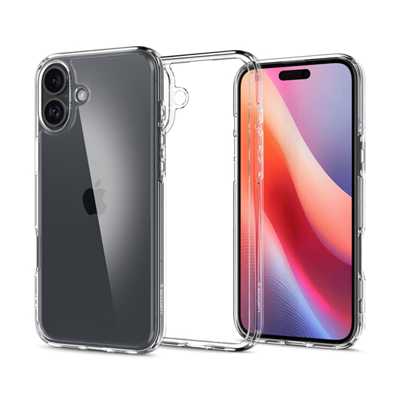 Spigen Ultra Hybrid - Case for iPhone 16 (Clear) 1