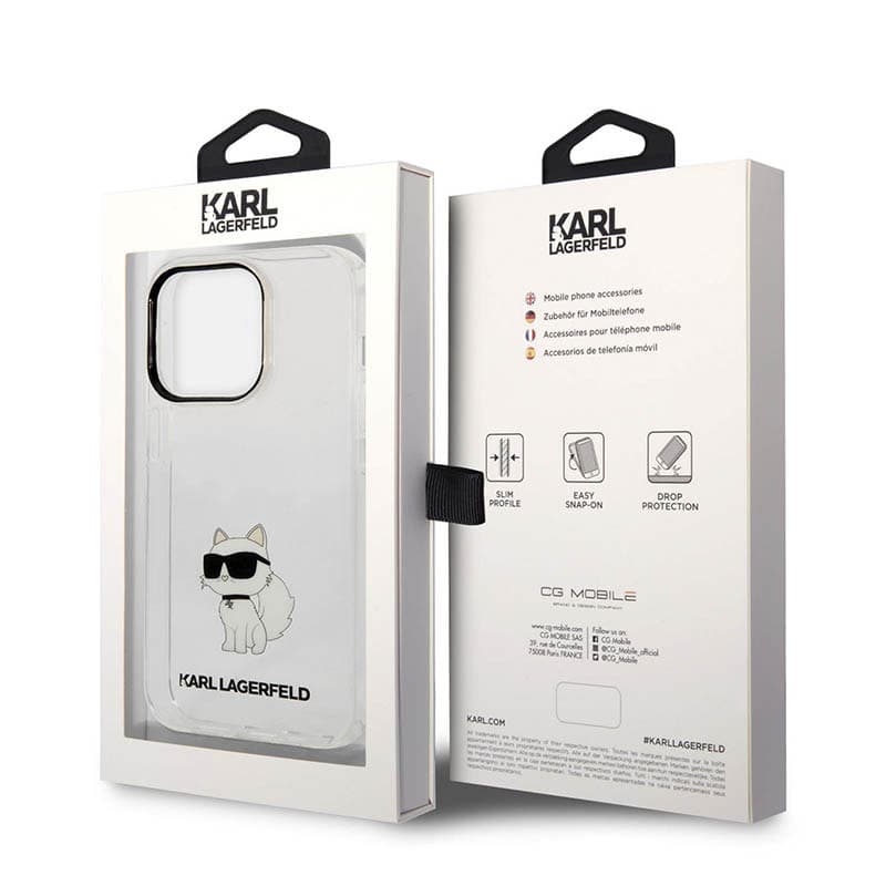 Karl Lagerfeld IML NFT Choupette - Case for iPhone 14 Pro Max (Clear) 6