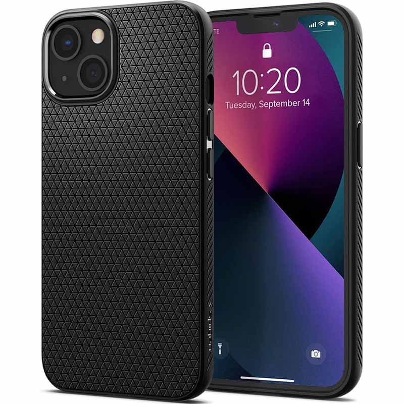 Spigen Liquid Air - Case for iPhone 13 Mini (Black) 1