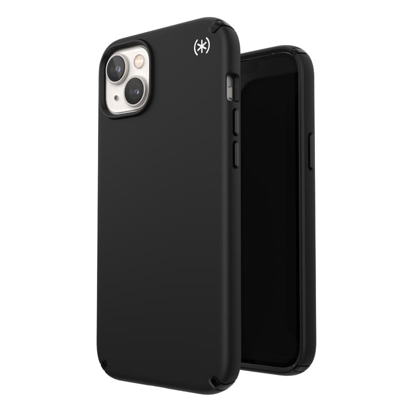 Speck Presidio2 Pro MagSafe - Antibacterial iPhone 15 Plus / 14 Plus Case (Black / Black / White) 2