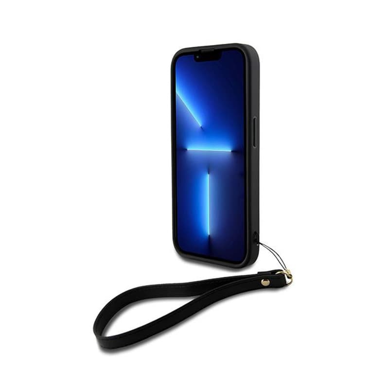 DKNY Wrist Strap Stock Logo - Case for iPhone 15 Pro (Black) 4