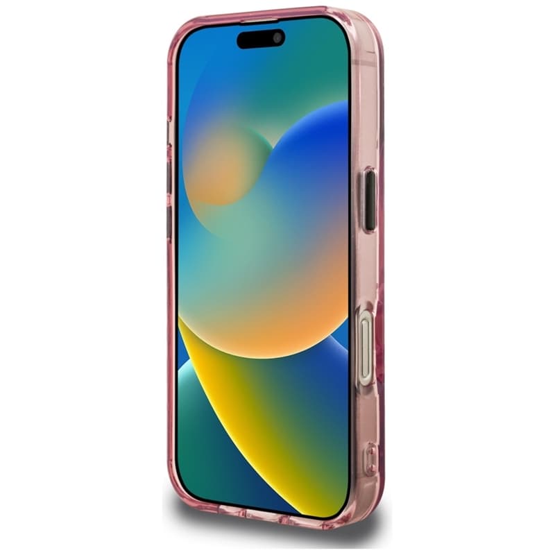 Karl Lagerfeld IML Multi K&C Head Pattern - Case for iPhone 16 Pro Max (pink) 5