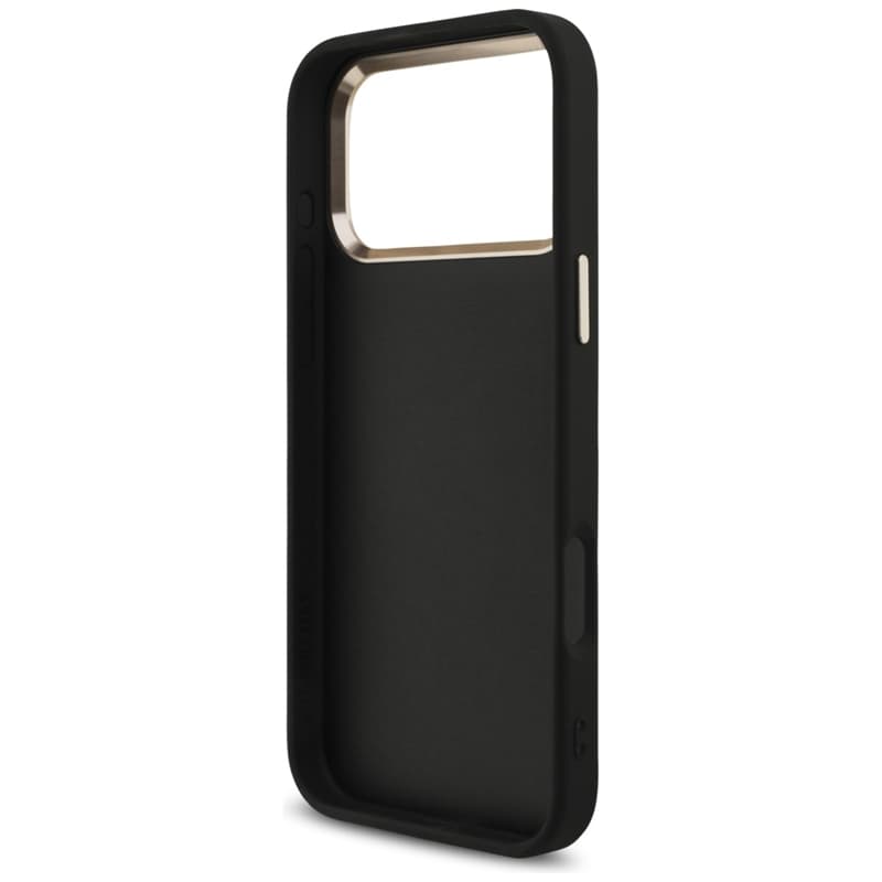 Guess Fixed Glitter Big 4G Metal Frame - Case iPhone 17 Pro Max (black) 7
