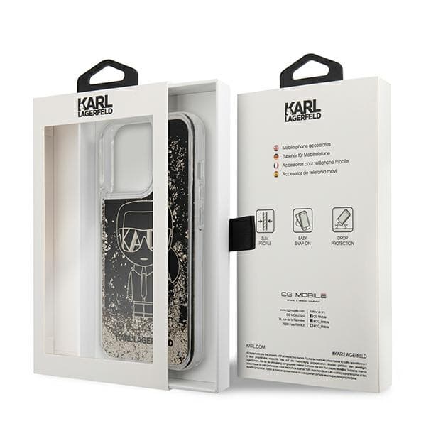 Karl Lagerfeld Liquid Glitter Gatsby - Cover for iPhone 13 Pro Max 8